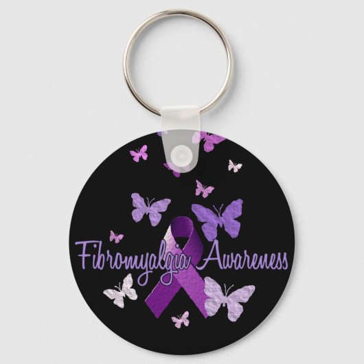 Porte-clés Sensibilisation à la fibromyalgie (Recto)