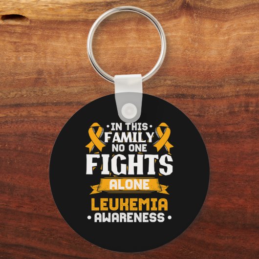 Porte-clés Sensibilisation à la leucémie aiguë (Recto)