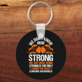 Porte-clés Sensibilisation à la leucémie Cancer du sang Ruban (Recto)