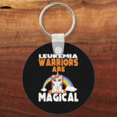 Porte-clés Sensibilisation à la leucémie mignon Magique Unico (Recto)