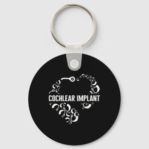 Porte-clés Sensibilisation à la perte auditive Amour Cochléai