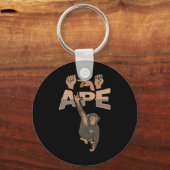 Porte-clés Sensibilisation à la perte auditive des sourds ILY (Recto)