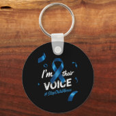 Porte-clés Sensibilisation À La Prévention De La Maltraitance (Recto)