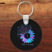 Porte-clés Sensibilisation À La Prévention Du Suicide Choisir (Recto)