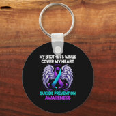 Porte-clés Sensibilisation à la prévention du suicide Mes frè (Recto)