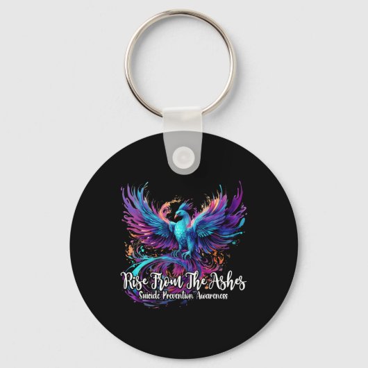 Porte-clés Sensibilisation À La Prévention Du Suicide Phoenix (Recto)