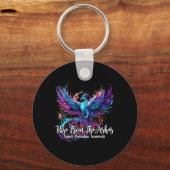 Porte-clés Sensibilisation À La Prévention Du Suicide Phoenix (Recto)