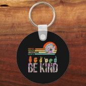 Porte-clés Sensibilisation à la santé mentale ASL Be Genre Th (Recto)