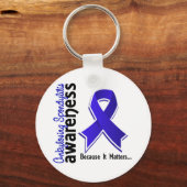 Porte-clés Sensibilisation à la spondylite à l'ankylose 5 (Recto)