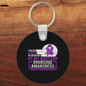 Porte-clés Sensibilisation À La Surdose De Drogue En Mémoire (Recto)