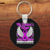 Porte-clés Sensibilisation à la surdose de drogue Mes ailes d (Verso)