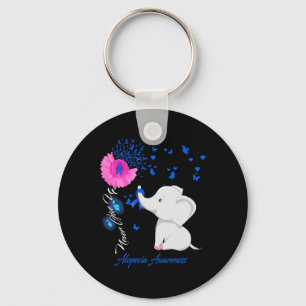 Porte-clés Sensibilisation à l'alopécie des éléphants - Alope