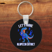 Porte-clés Sensibilisation à l'Alopécie Faisons de l'Alopécie (Verso)