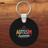 Porte-clés Sensibilisation à l'autisme (Recto)