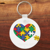 Porte-clés sensibilisation à l'autisme (Recto)