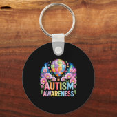 Porte-clés Sensibilisation à l'autisme (Recto)