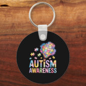 Porte-clés Sensibilisation à l'autisme  (Recto)