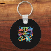 Porte-clés Sensibilisation à l'autisme autiste (Recto)