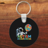 Porte-clés Sensibilisation à l'autisme autiste (Recto)