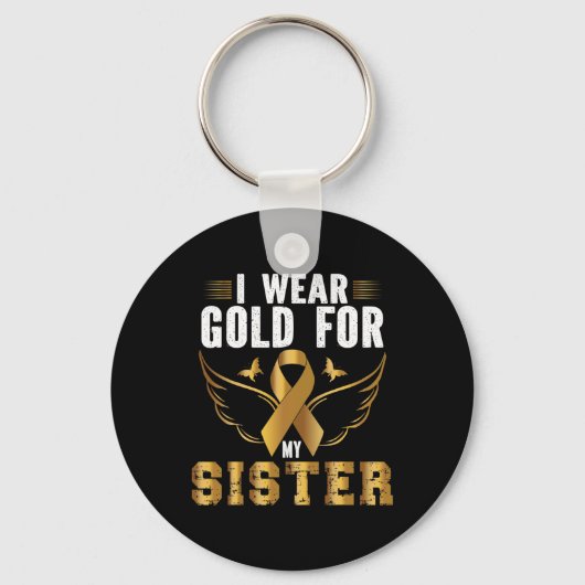 PORTE-CLÉS SENSIBILISATION À L'ENFANCE AU CANCER JE PORTE DE  (Recto)