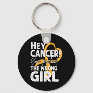 Porte-clés Sensibilisation à l'enfance au cancer Survivant Wr