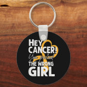 Porte-clés Sensibilisation à l'enfance au cancer Survivant Wr (Recto)