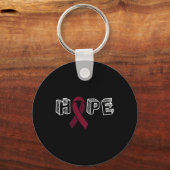 Porte-clés Sensibilisation à l'neurysme cérébral Espoir (Verso)