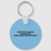 Porte-clés Sensibilisation au cancer de la prostate PSA (Verso)