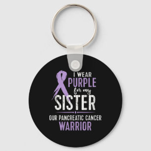 Porte-clés Sensibilisation au cancer du pancréas Ma soeur Can