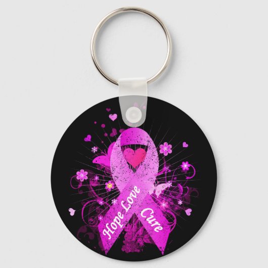 Porte-clés Sensibilisation au cancer du sein (Recto)