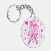 Porte-clés Sensibilisation au cancer du sein (Devant gauche)