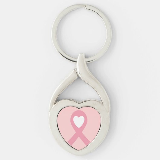 Porte-clés Sensibilisation au cancer du sein (Devant)