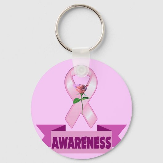 Porte-clés Sensibilisation au cancer du sein (Recto)