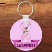 Porte-clés Sensibilisation au cancer du sein (Recto)
