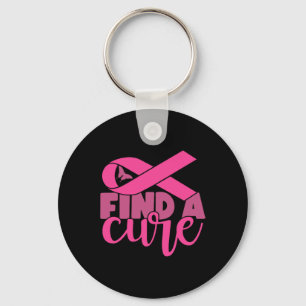 Porte-clés Sensibilisation au cancer du sein A Cure 