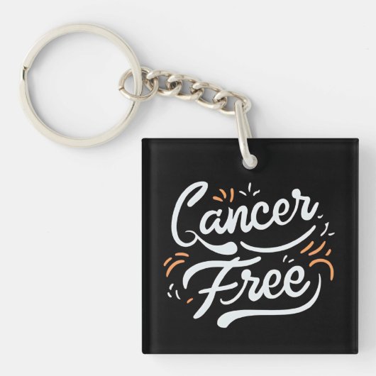 Porte-clés sensibilisation au cancer du sein sans cancer (Devant)