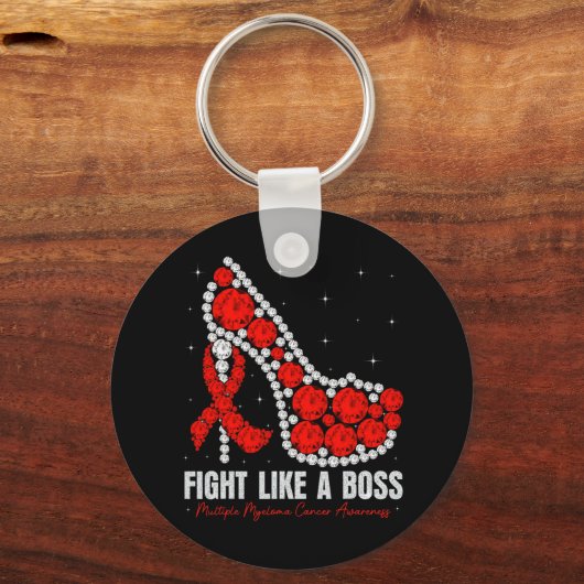 Porte-clés Sensibilisation au myélome multiple Lutter contre  (Verso)