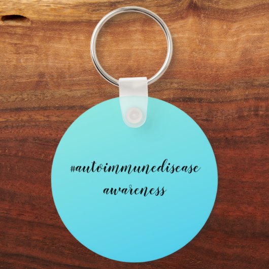 Porte-clés Sensibilisation auto-immune (Recto)