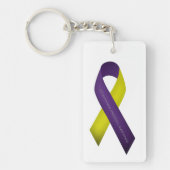 Porte-clés Sensibilisation auto-immune à l'hépatite Purple Ja (Devant)