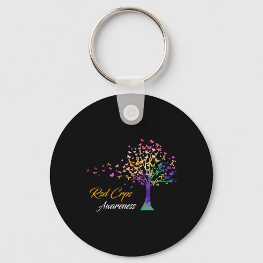Porte-clés Sensibilisation Aux Crps De Ruban D'Arbre (Recto)
