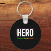 Porte-clés Sensibilisation aux déficiences du développement H (Verso)