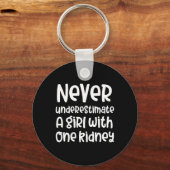 Porte-clés Sensibilisation aux maladies du rein Fille Donateu (Recto)