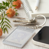 Porte-clés Sensibilisation aux maladies pulmonaires Porte - c (Devant droit)