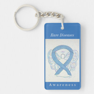 Porte-clés Sensibilisation aux maladies rares Angle Porte -
