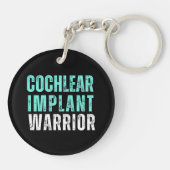 Porte-clés Sensibilisation aux sourds - Cochlear Implant Guer (Dos)