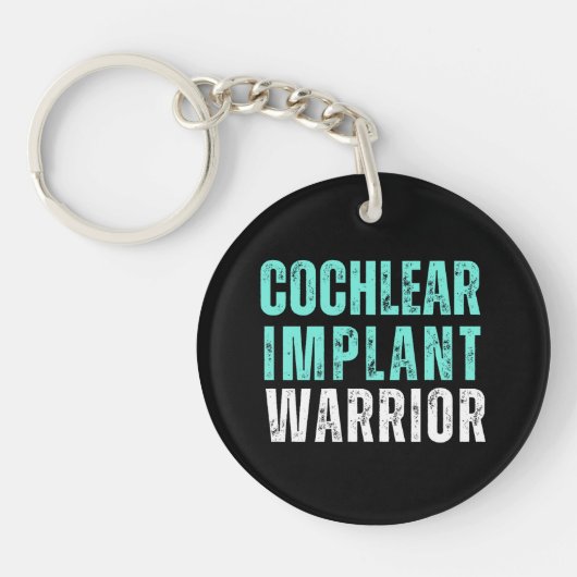 Porte-clés Sensibilisation aux sourds - Cochlear Implant Guer (Devant)