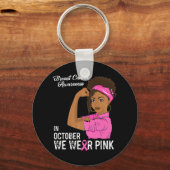 Porte-clés Sensibilisation Des Femmes Au Cancer Du Sein En Oc (Recto)