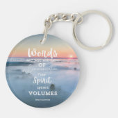 Porte-clés Sensibilisation des sourds Inspiration (Dos)