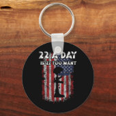 Porte-clés Sensibilisation Des Vétérans De L'Armée Au Suicide (Recto)