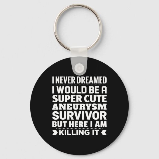 Porte-clés Sensibilisation du survivant à l'athéisme cérébral (Recto)